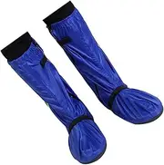 Kisangel 1 Pair Botas De Agua para Hombre Resistance Boot Overshoes Rain Protector for Shoes Shoe Covers for Men Rain Boots for Men Galoshes for Women Rain Boot Covers