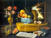Art Five Senses Ceramic Mural Backsplash Tile #843