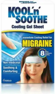 Kool 'n' Soothe Migraine Cooling Strips 4 Strips