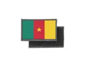Flag patch printed badge country cameroon