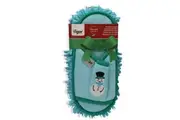 Vigar Snowman Home Cleaning Polish Mopping Microfibre Slipper Mop Pair Blue