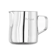 Milk Frothing Pitcher, Dailyart 12oz/350ml Milk Frother Cup 304 Stainless Steel