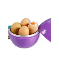 在飛比找i郵購優惠-OKAY 微波雞蛋造型煮蛋器 /紫色 家庭號4入