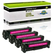 4 Pack CE323A Magenta Toner Fits For HP Color LaserJet Pro 128A CP1525N CP1525NW