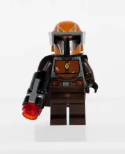 LEGO Star Wars Orange Mandalorian Tribe Warrior Minifigure. New + Fast Ship