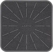 Lazy K Induction Cooktop Mat - Silicone Fiberglass Scratch Protector - for Magnetic Stove - Non slip Pads to Prevent Pots from Sliding during Cooking - Square (7.4inches) Gray