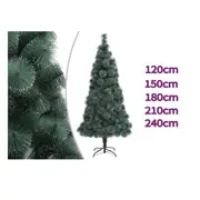 Artificial Christmas Tree with Stand Green PET Decoration Multi Sizes vidaXL