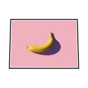 Galrie Stunning Minimal Banana Fine Art Print for Modern Decor, Black Frame, A0 84 x 119cm (33 x 47inch)