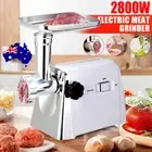 Electric Meat Grinder Sausage ​Kibbe Maker Stuffer Mincer Stainless Steel Home