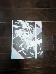 Pokemon White Flar Binder Only TCG Scarlet And Violet Brand New Binder For Cards