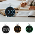 Wall-mounted Electronic Alarm Clock Temperature Digital LED Clocks for Bedroom
