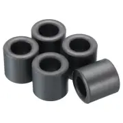 5Pcs Ferrite Toroid Core, Toroid Core 1.1"ODx0.6"IDx1.1"H Ferrite Rings, Black