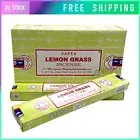 Box of 12 Packs Satya Lemon Grass Incense Sticks Home Yoga Relax Premium Bulk