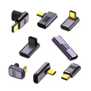 NFHK 240W USB-C Adapter Power 40Gbps Data 8K USB4 Type C Female to Female 100W