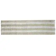 Solemate Jute 2 Tone Stripes 80x300cm Stylish Outdoor Entrance Doormat Set