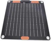 Solar Power Bank, 10W USB Solar Panel Phone Charger Dual Type C Ports 5V2A Output Monocrystalline Solar Panel Charger with Suction Cups for Phones, Power Banks, Tablets