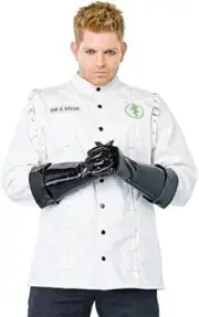 Dr. F. Stein Lab Coat Mad Scientist Doctor Fancy Dress Halloween Adult Costume