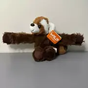 Wild Republic Huggers Red Panda Plush, Slap Bracelet, Stuffed Animal,Kids Toys