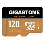 Gigastone Microsd Card 128Gb 4K Game Turbo With Adapter Waterproof