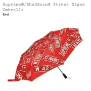 Supreme ShedRain Street Signs Umbrella (2021). 54" auto open-and-close
