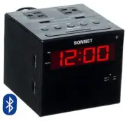 Alarm Clock Charging Station, Bluetooth Speaker, AM FM R1415BT-BLUETOOTH