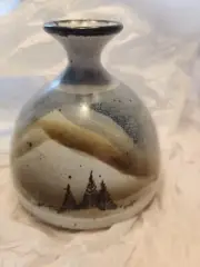 Art Studio Pottery Vase Signed