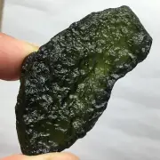 111Ct Genuine MOLDAVITE Czech Republic Certificate of Authenticity