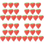 40 pcs strawberry cushions Strawberry Pin Cushion Sewing Needle Pincushion