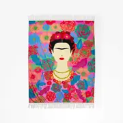 Rayell Canvas Soft Warm Tassel Throw Blanket Kahlo Festive Home Decor 130x170cm