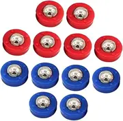 WESIEVYA Replacement Shuffleboard 12pcs Rolling Bead Toys for Boys and Girls Mini Tabletop Game Set