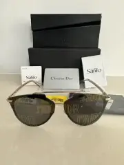 Christian Dior DiorReflectedP Sunglasses Gold Clear LOJ7Y Authentic 63mm