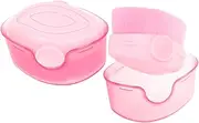 HONMEET 2PCS Blush Brush Compact and Portable Foundation Applicator Gentle Skin Versatile Makeup Tool for Women for Highlighter and Blush Easy to Carry Durable Design