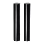 2pcs Acrylic Clay Roller 15.24cm x 2.5cm for Shaping Sculpting Black