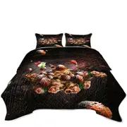 Funny Space Pasta Italian Cat Coverlet