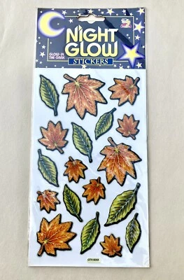 Vintage Twin Seven Glow-in-the-Dark ‘Night Glow’ Leaves Sticker Sheet