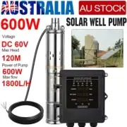 3” DC 60V 600W Deep Well Solar Water Pump Submersible Pump with MPPT Controller