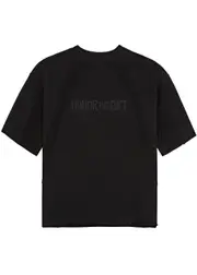 Honor The Gift Logo Panelled Cotton T-shirt - Black S