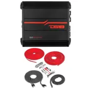 DS18 SXE-2000.4D/BK Class D SXE Series 4-Channel Car Amplifier with Amp Kit
