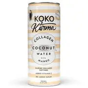 Organic Koko and Karma Coconut Water - Collagen and Mango 250ml - Fresh, healthy organic delivery | Doorstep Organics.