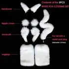 House Of Dasein Fox Cosplay Anal Butt Plug Tail Nipple Clamps Ears Set Pet Play