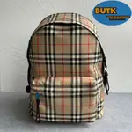 免運 BURBERRY 博柏利 VINTAGE 經典格紋 雙肩包 後背包 旅行包 登山包 電腦包8016106