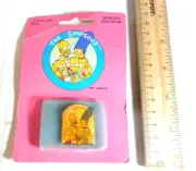 1990 The Simpsons Family Portrait Pin Bart Homer Lisa Marge Maggie New