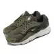 【NIKE 耐吉】休閒鞋 Air Huarache Runner 男鞋 軍綠 白 麂皮 反光 運動鞋(DZ3306-300)