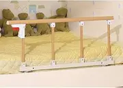 Side Guard for Elderly Rails Bed Safety Assist Handle Bed Railing Guard for Elderly & Seniors Foldable Hospital Bedside Grab Bar Bumper Bed Side Handrail (95X40CM)