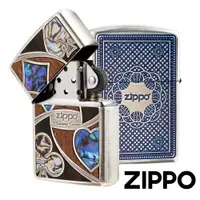 在飛比找蝦皮商城優惠-ZIPPO Zippo撲克牌-藍底(加厚版) ZA-2-10