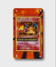 Charizard Base Set Card Display Case Extended Art for Pokemon