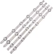 SCPCKZETZN Kit 4PCS LED Strip Fit for LG 49UV340C 49UJ6565 49UJ670V V17 49 R1 L1 ART3 2862 2863 6916L-2862A 6916L-2863A