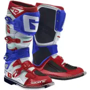 SG-12 White Blue Red Motocross Boots
