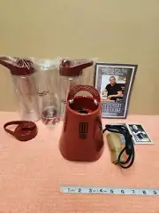 Robert Irvine Personal Blender W/ 3 Bottles Red Model #RIPB0030 Blender NEW