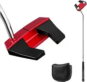 jopiuieo Stainless Steel Putter - Mens Putter for Right Or Left Hand Players,Two-Way Putter Club for Right Or Left Handed, Practice Putter